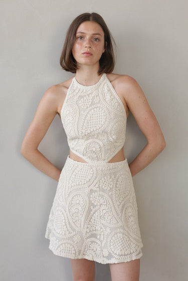 Sabina Musayev Denise Dress in Ecru