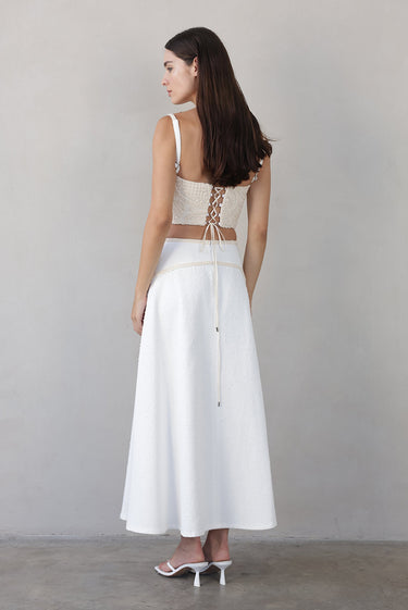 Sabina Musayev Tasha Top in White