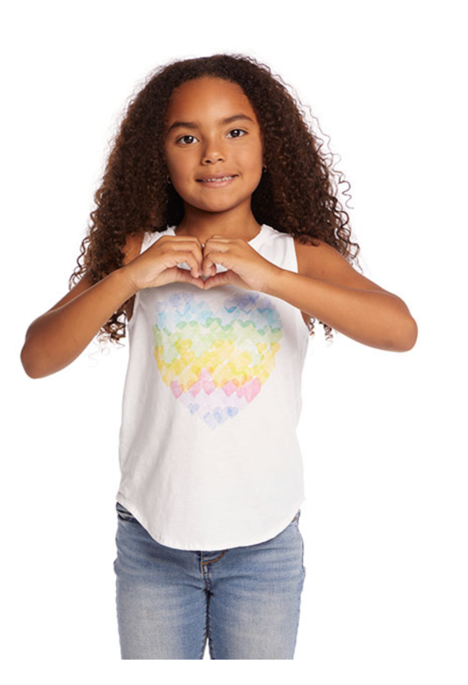 Chaser Kids Hearts Shirt in White