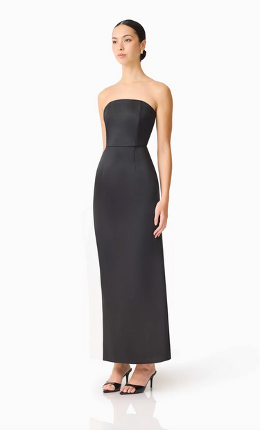 Elliatt Sydney Asymmetrical Gown in Black