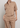 Pharaoh Claude Crop Shirt in Cotton Tencel in Chai