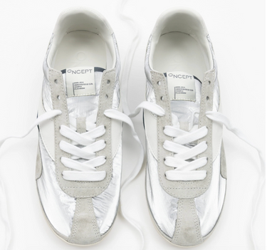 Oncept Temple Sneaker in Platinum