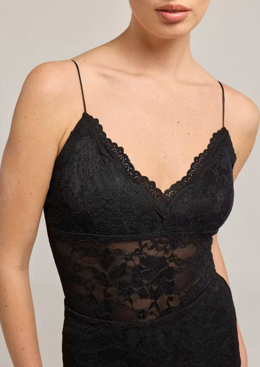 Generation Love Maddox Lace Bodysuit in Black