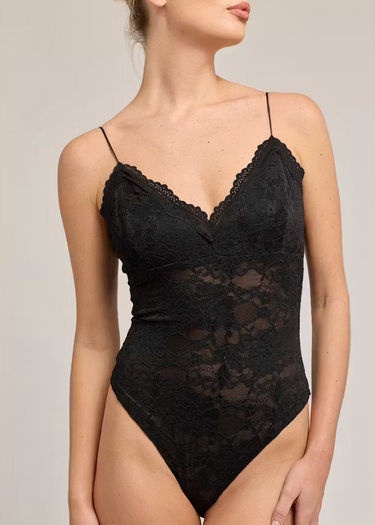 Generation Love Maddox Lace Bodysuit in Black