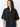 Go Silk Go Polo Lounge Top in Washed Black