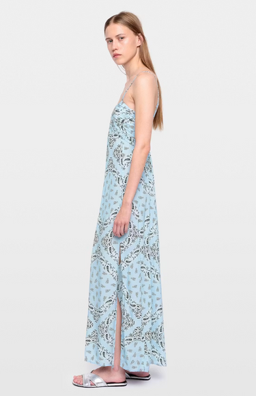 Zadig & Voltaire Rippie Dress in Bleu Oxford
