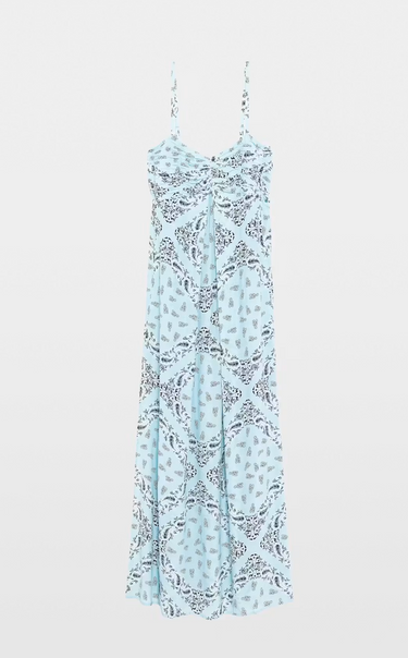 Zadig & Voltaire Rippie Dress in Bleu Oxford