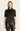 Caballero Louu Top in Black Silk Burnout