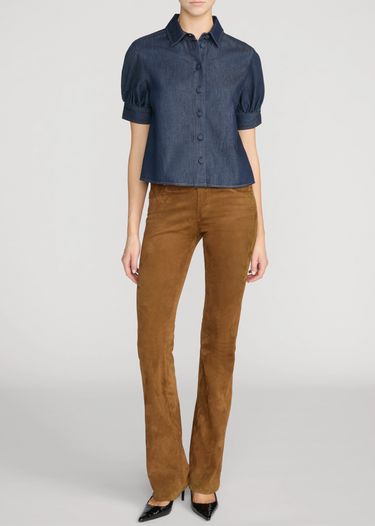 Frame The Poise Top in Rinse