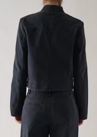 Still Here Car Jacket in Navy Canvas
