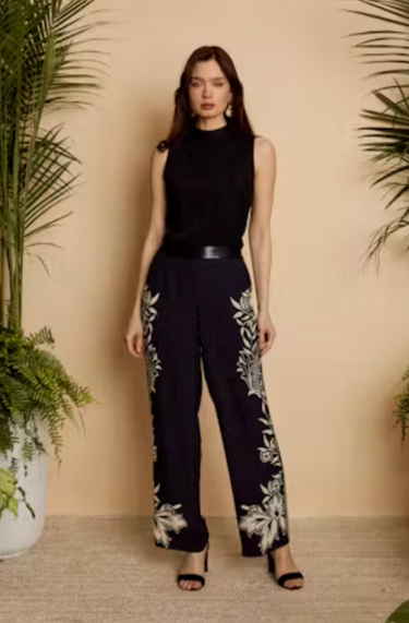 Caballero Maxine Pant in Garden Safari