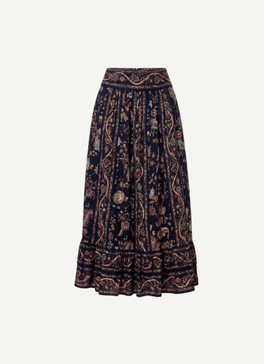 Cleobella Morgan Midi Skirt in Bois