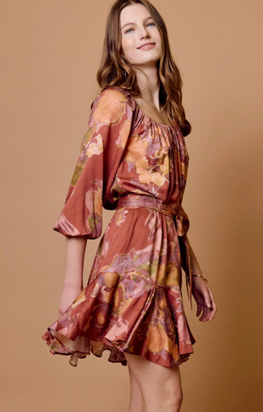 Cleobella Avery Mini Dress in Sylvaine