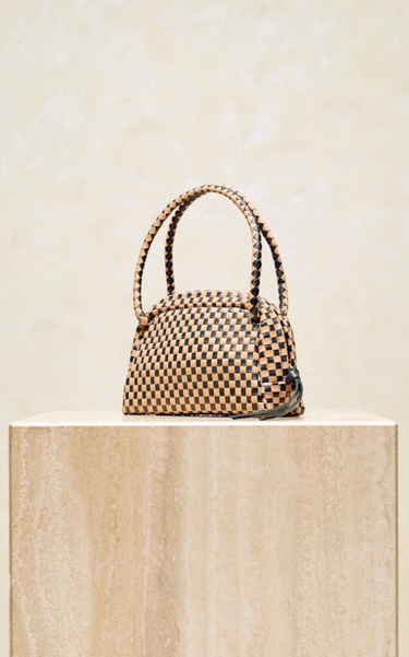 Cleobella Alia Tote Bag in Black Multi