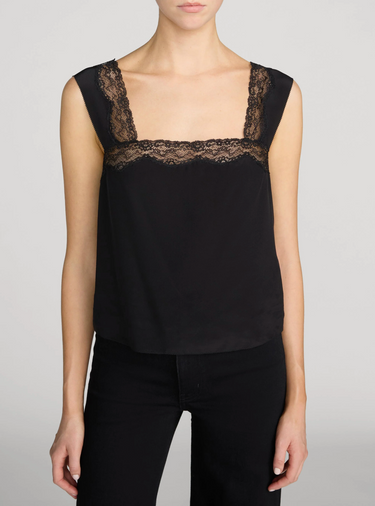 Frame The Chandelier Cami in Black