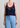Pharaoh Maggie Tank in Vintage Satin in Night