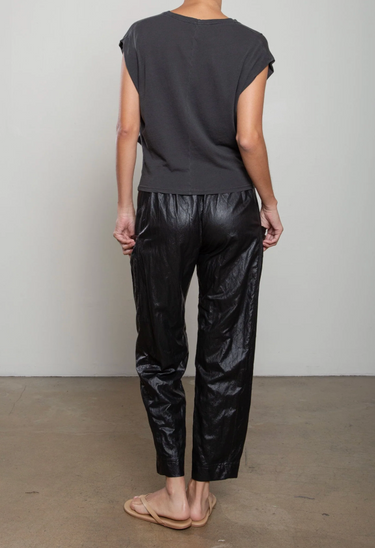 Pharaoh Torrance Pant in Faux Leather in Black