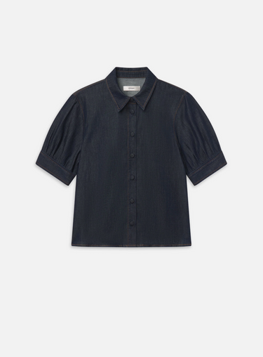Frame The Poise Top in Rinse