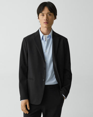 Theory Clinton Blazer in Precision Ponte in Black
