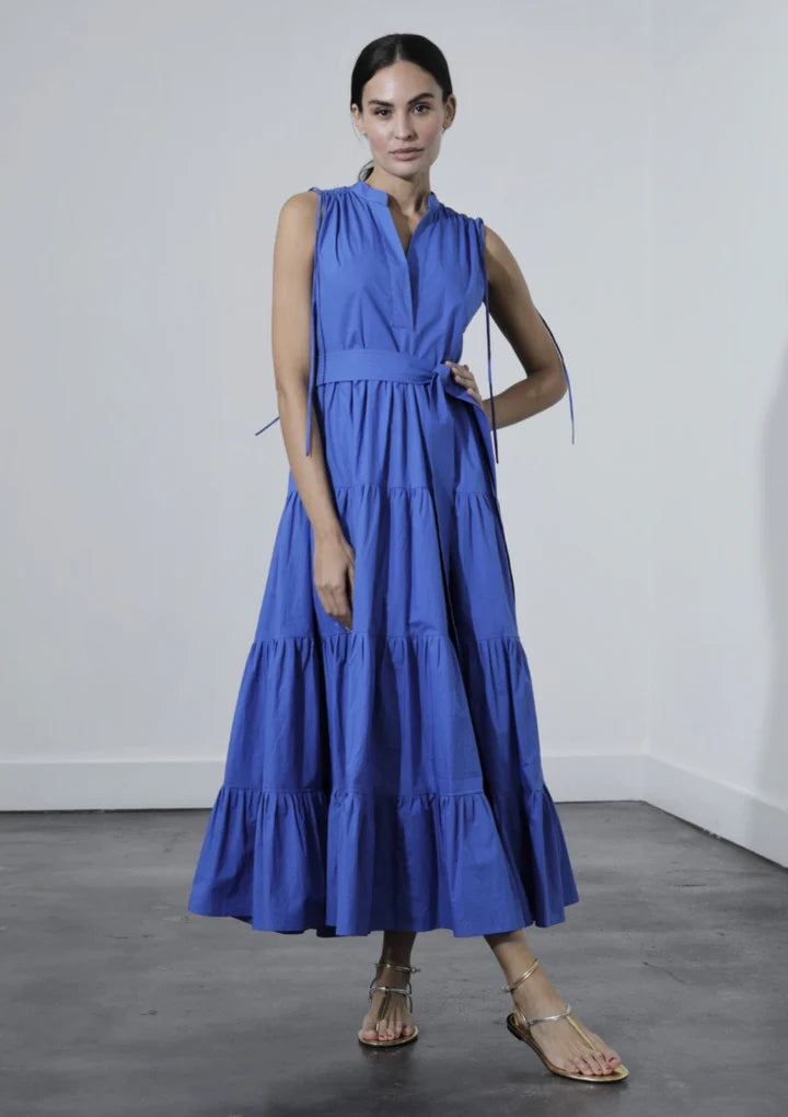 Karina Grimaldi Virginia Dress in Cobalt