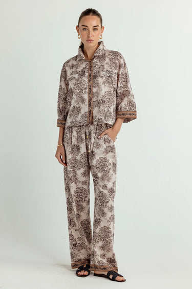 Sundays Simona Shirt in Parchment Garden