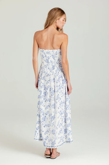 Sundays Dune Dress in Azure Bloom