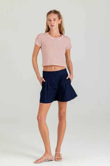 Sundays Stripe Brother Tee in Regatta Stripe