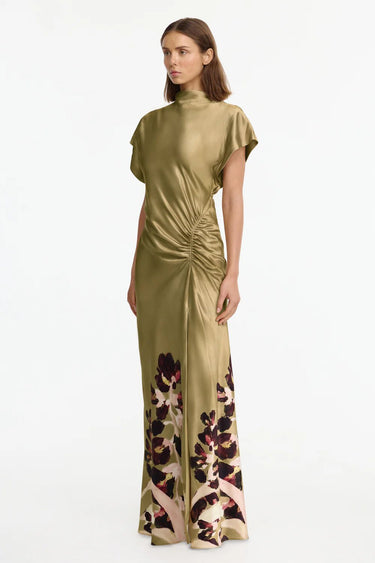 Acler Beckford Maxi Dress in Dusk Bulbs