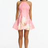 Acler Carryon Mini Dress in Sugar Peony