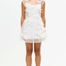 Acler Croanford Mini Dress in Ivory