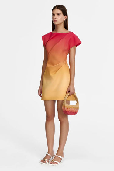 Acler Fencott Mini Dress in Tropical Breeze