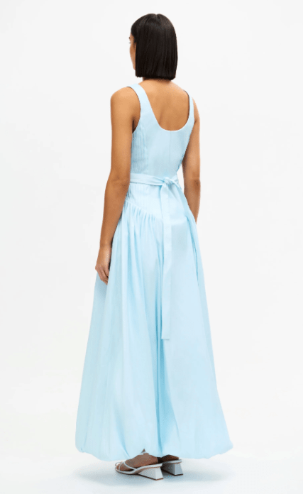 a line blue floral dress Acler Flosh Maxi Dress in Dayflower