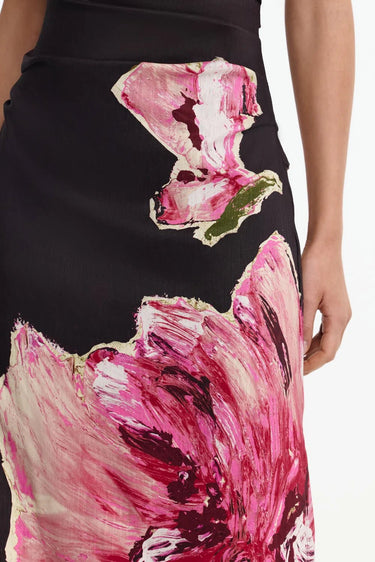 Acler Gifford Maxi Dress in Garnet Magnolia