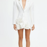 Acler Hampstead Blazer Dress in Ivory - Estilo Boutique