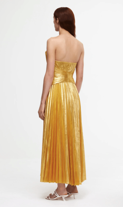 Acler Women's Midi Dress - Metallic - Casual Dresses Acler Women's Midi Dress - Metallic - Casual Dresses