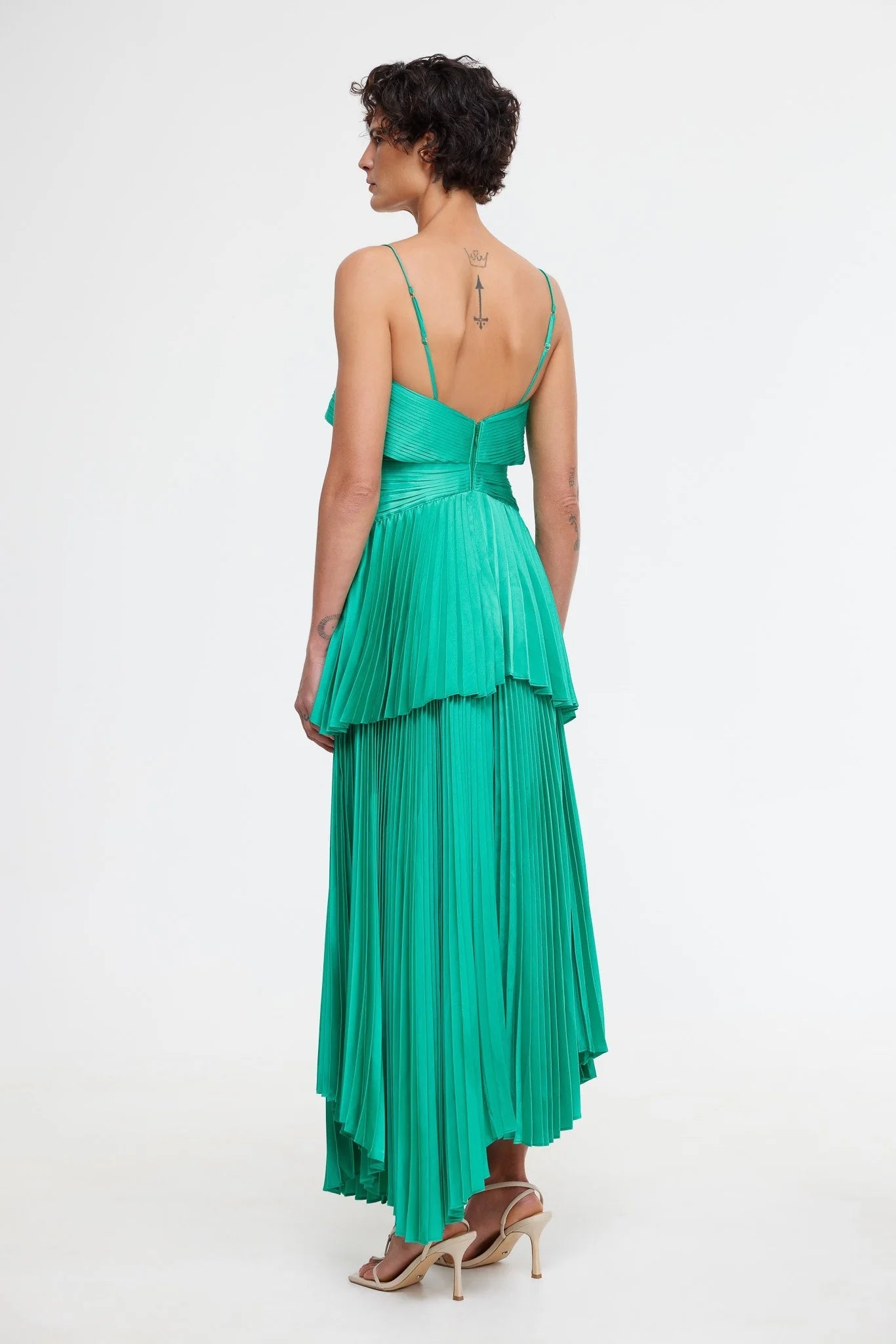 Acler Islington Midi Dress in Biscayne Green - Estilo Boutique