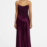 Acler Lamette Maxi Dress in Boysenberry