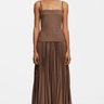 Acler Leasgill Midi Dress in Sepia - Estilo Boutique