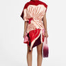 Acler Lindon Mini Dress in Rouge Eclipse