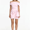 Acler Mersham Mini Dress in Powder Pink