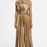 Acler Penda Maxi Dress in Gold