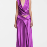 Acler Yewdale Maxi Skirt in Deep Mulberry - Estilo Boutique