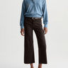 AG Saige Wide Leg Crop Jean in Sulfur Burnt Umber
