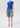 Agolde Adine Shrunken Tee In Cobalt