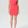 Agolde Beth Dress in Carnival Coral