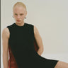 Agolde Ester Twist Dress in Black