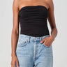 Agolde Gwyneth Strapless Bodysuit in Black - Estilo Boutique