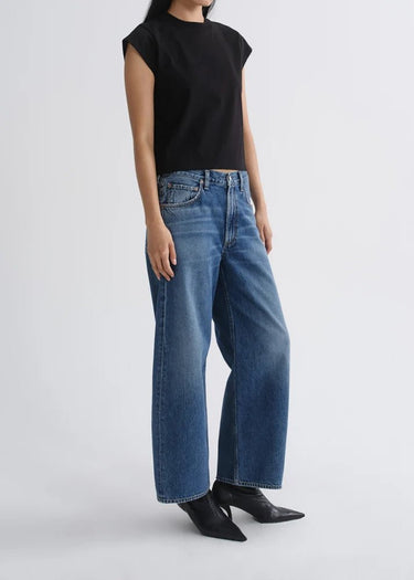 Agolde Low Curve Crop Jean in Curb