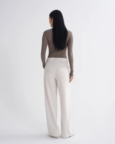 Agolde Low Curve Utility Jean Flyweight in Bone