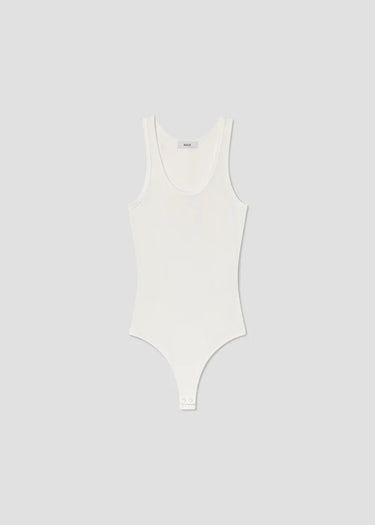 Agolde Maria Bodysuit in White